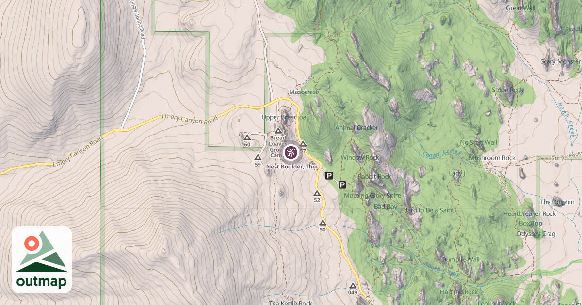 Map of Nest Boulder, The