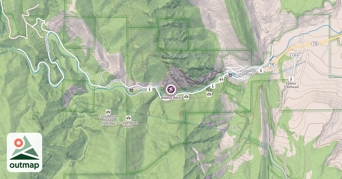 Map of Roofus Rock