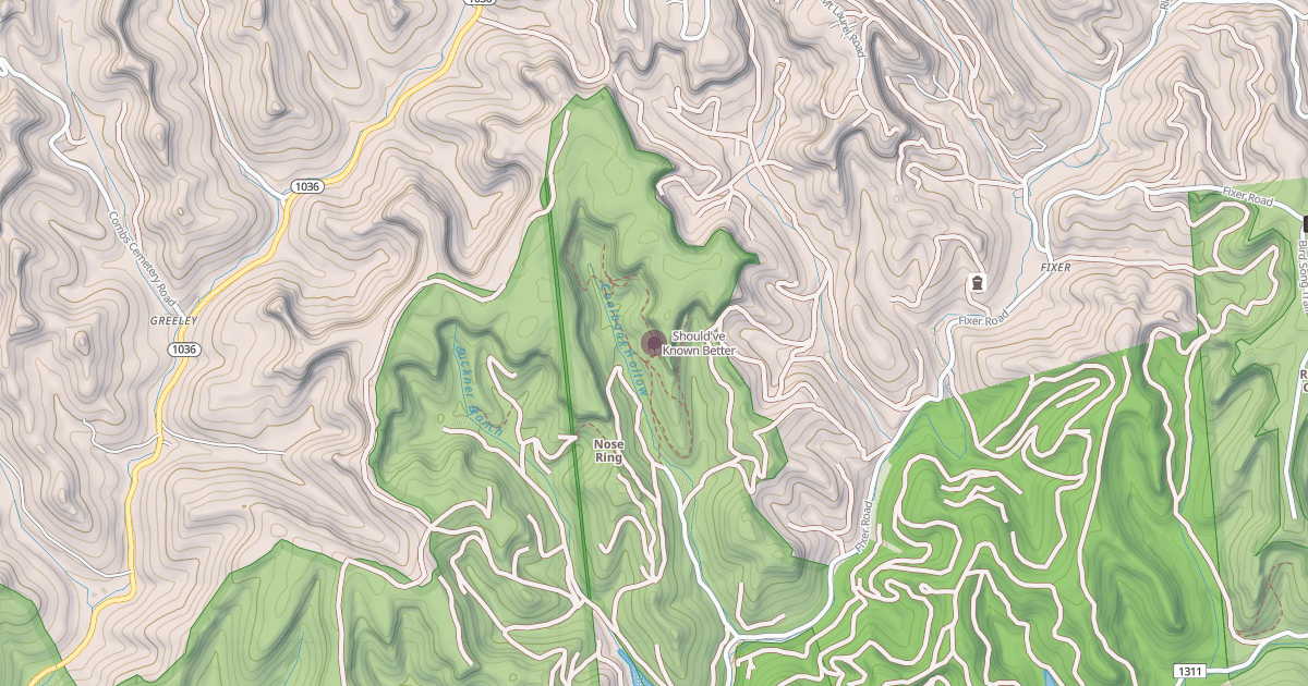 Map preview of Should've Known Better
