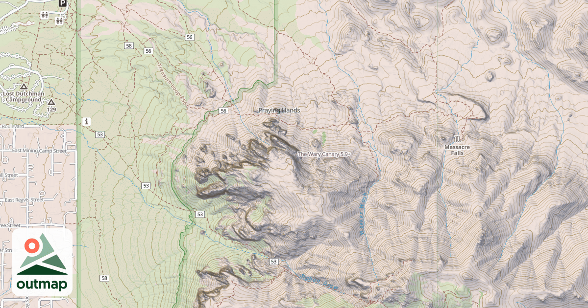 Map of The Wary Canary