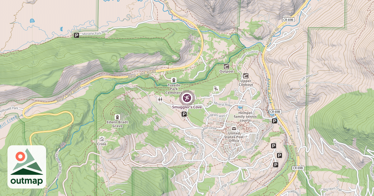 Map of Smuggler's Cove