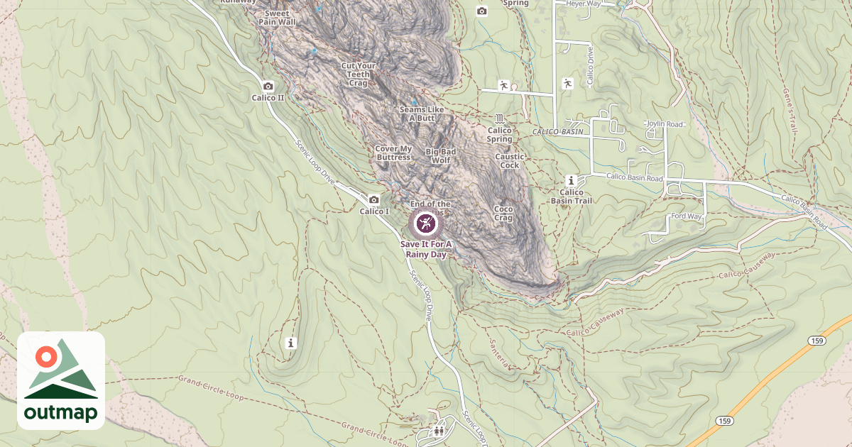 Map of Save It For A Rainy Day