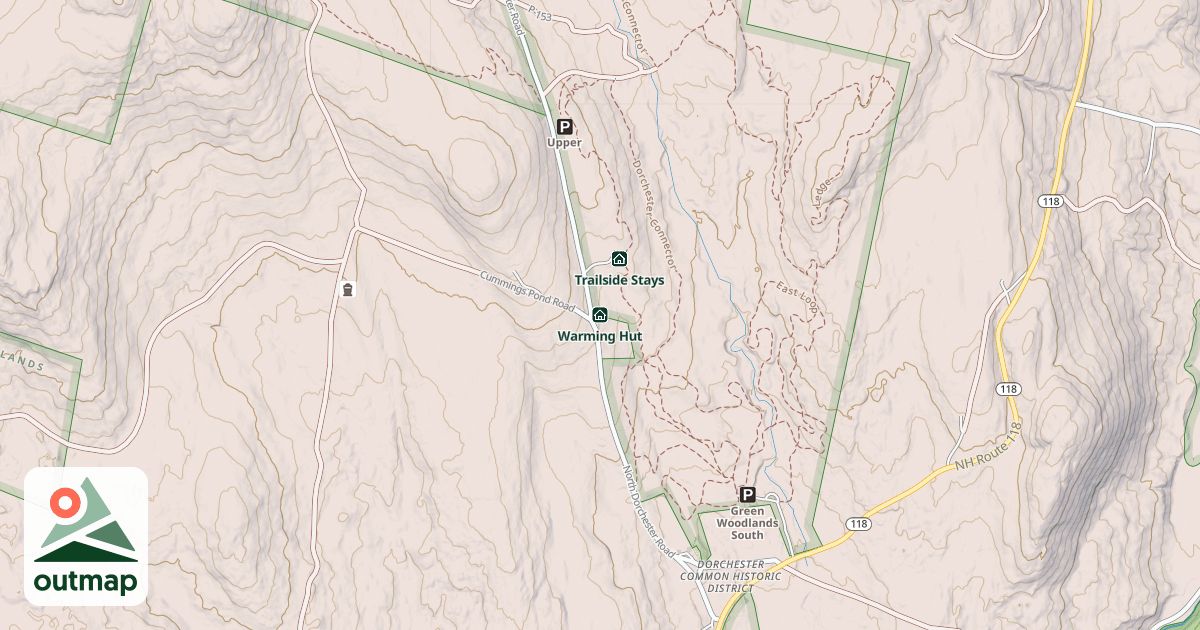 Map of Warming Hut