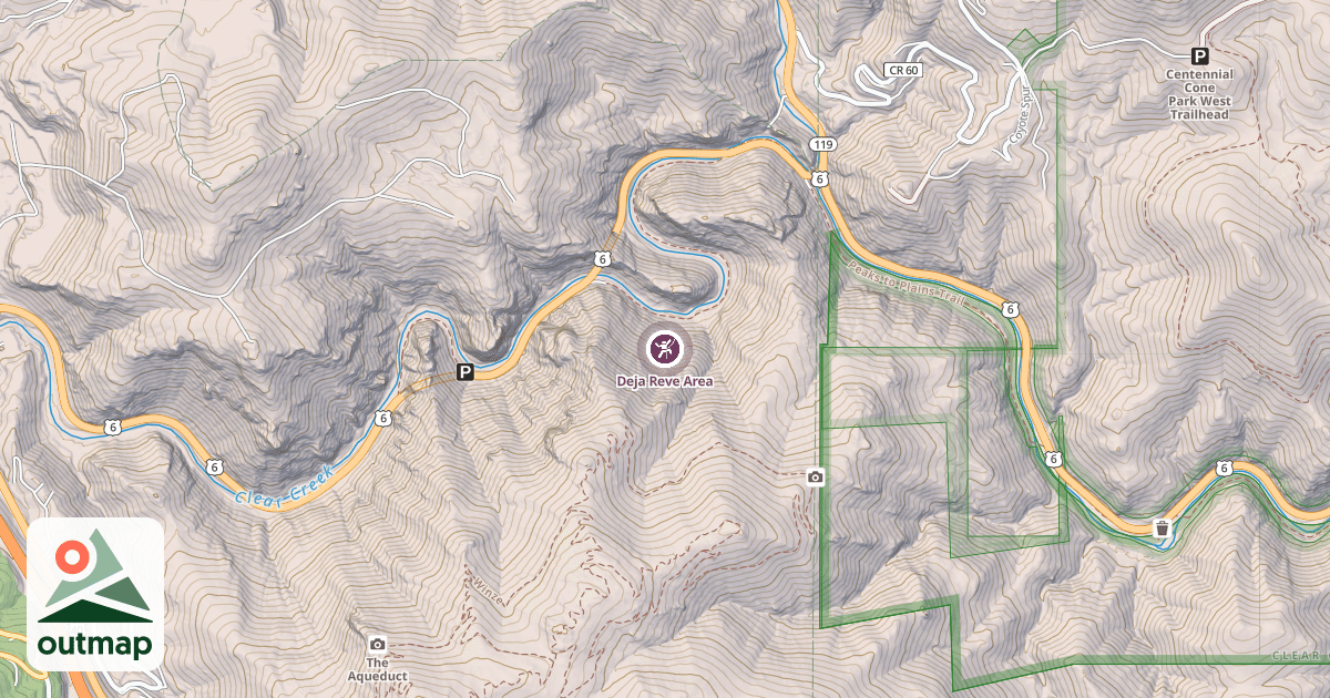 Map of Deja Reve Area