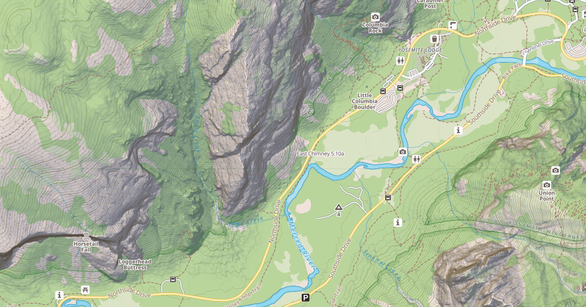 Map preview of East Chimney