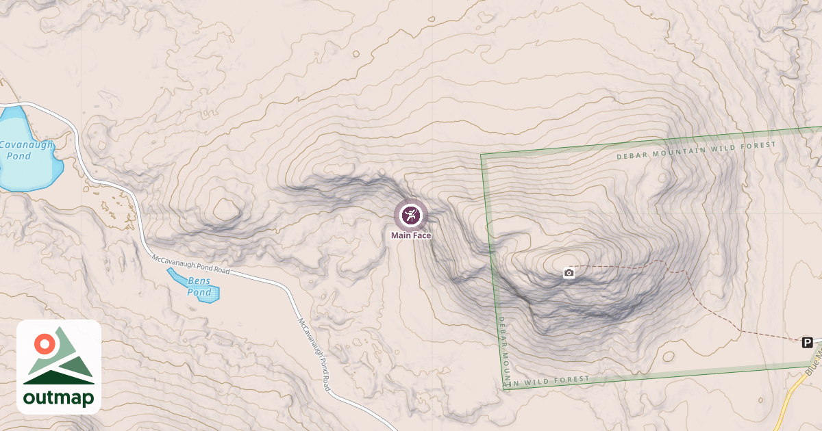 Map of Main Face
