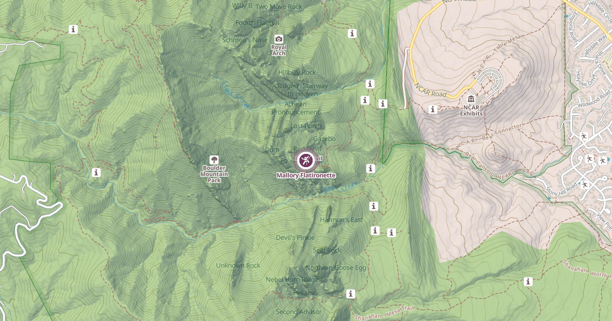 Map preview of Mallory Flatironette