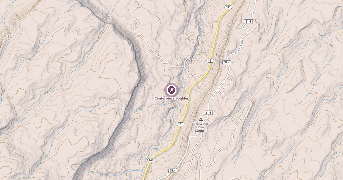 Map preview of Centerpiece Boulder