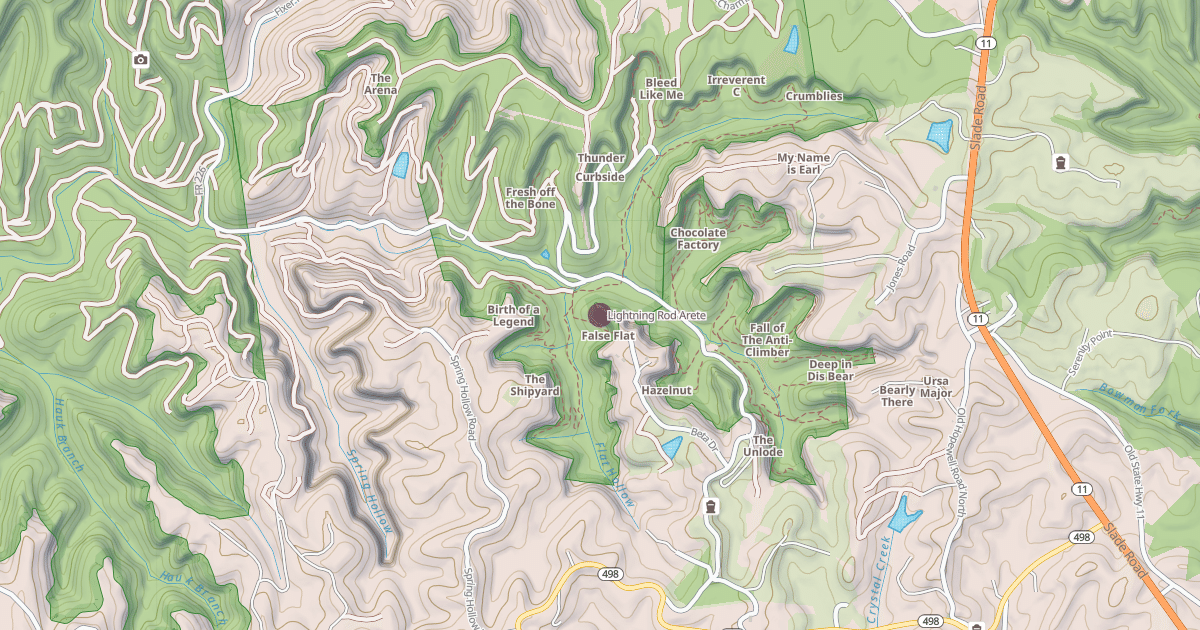 Map preview of Lightning Rod Arete
