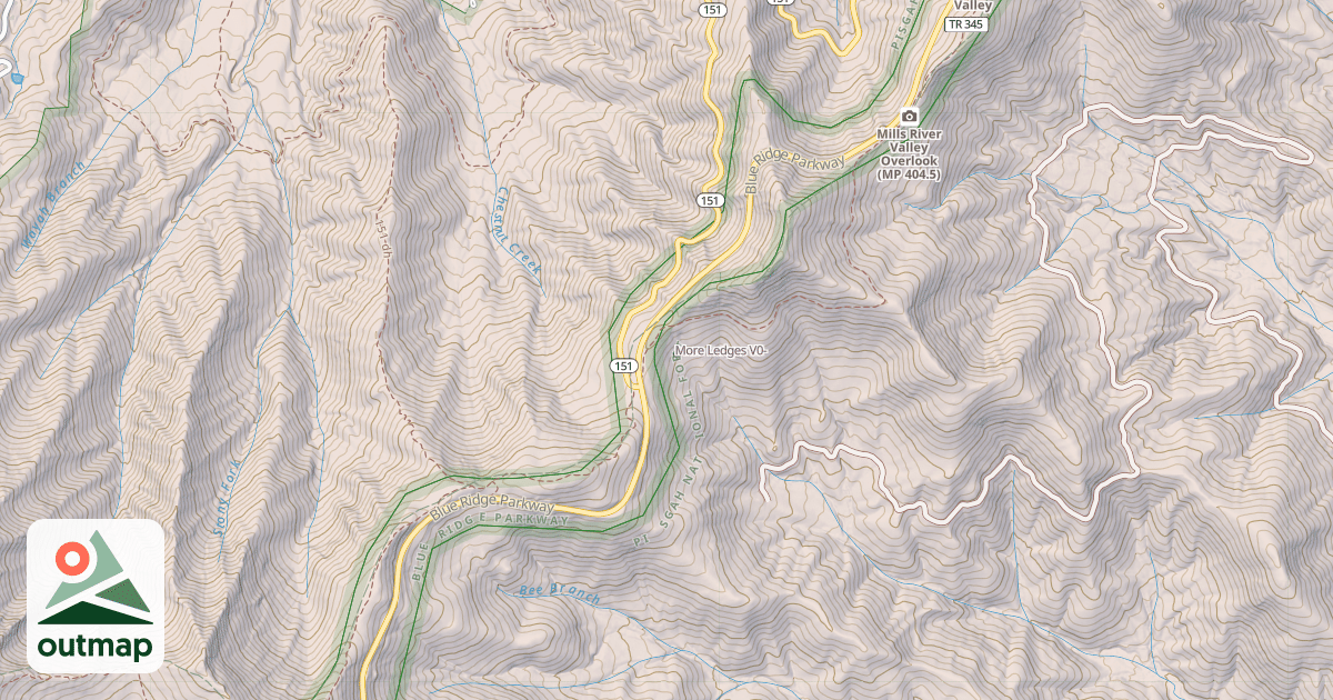 Map of More Ledges