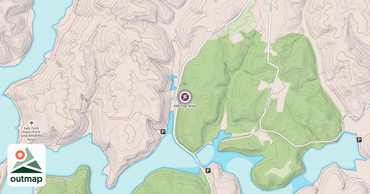 Map of Hill Top Area