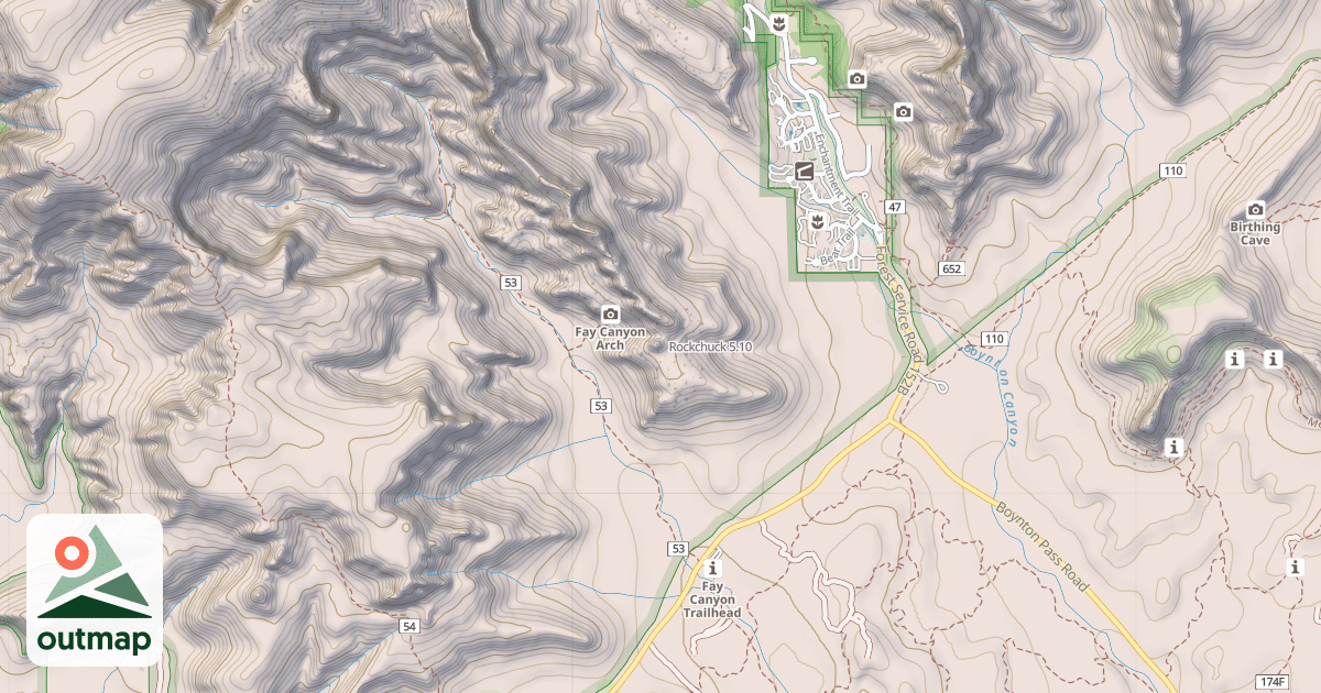 Map of Rockchuck