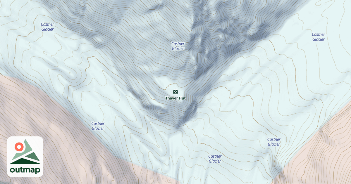 Map of Thayer Hut