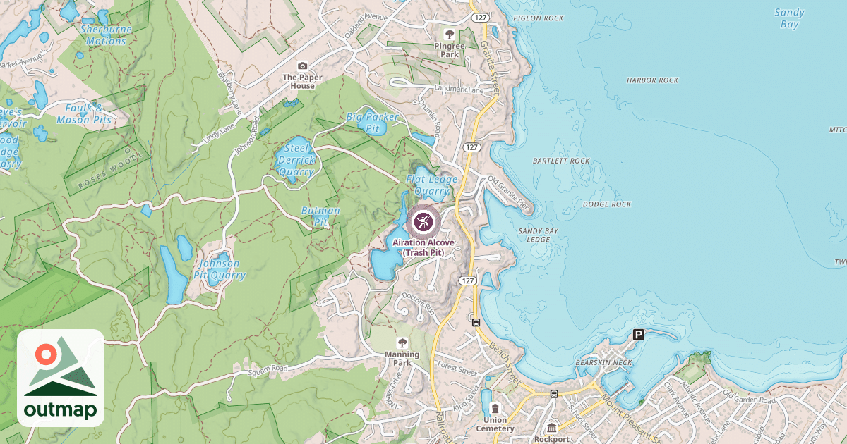 Map of Airation Alcove (Trash Pit)