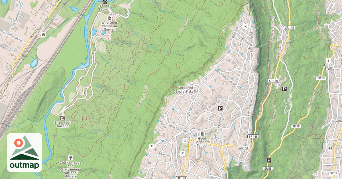 Map of Unnamed Dihedral Flake
