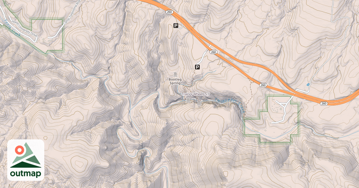 Map of Trainor Wheels
