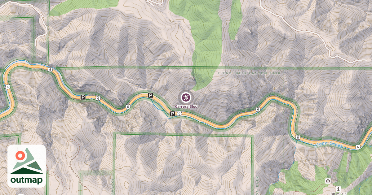 Map of Carrera Bloc