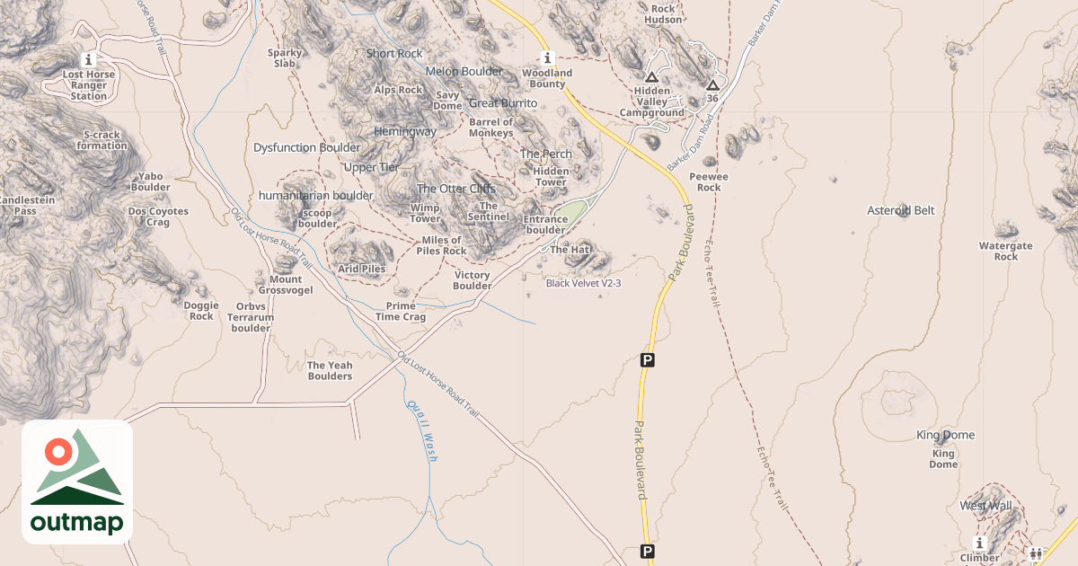 Map of Black Velvet