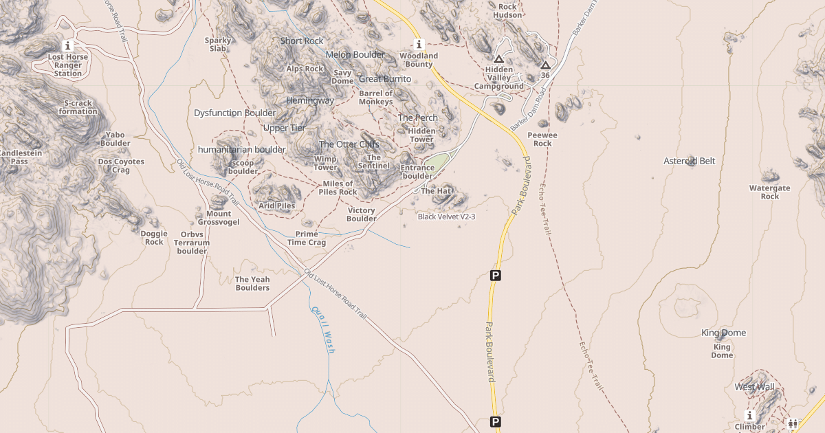 Map preview of Black Velvet