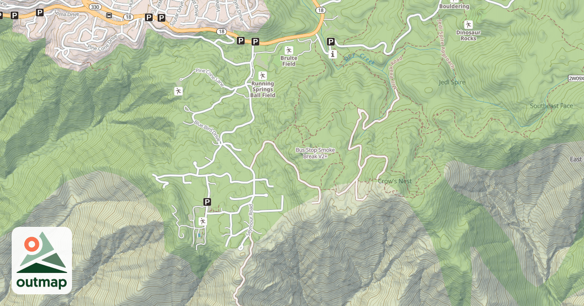 Map of Bus Stop Smoke Break