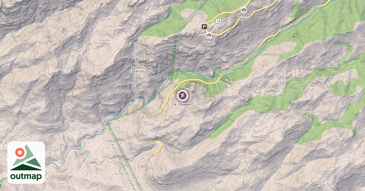 Map of 4 - Queen