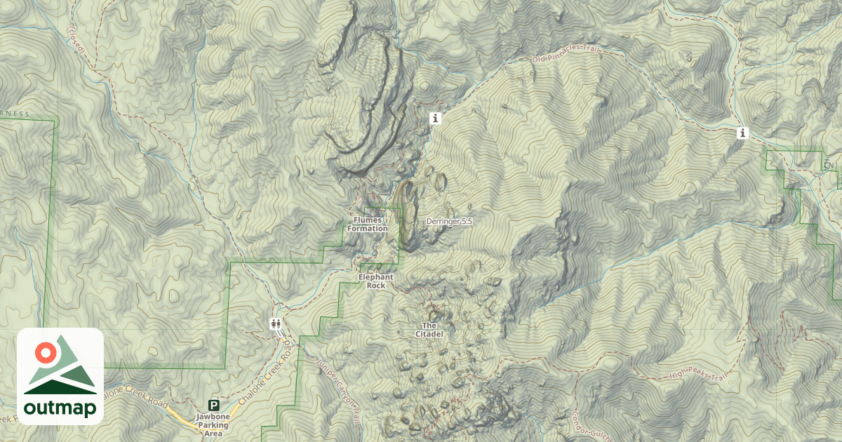 Map of Derringer