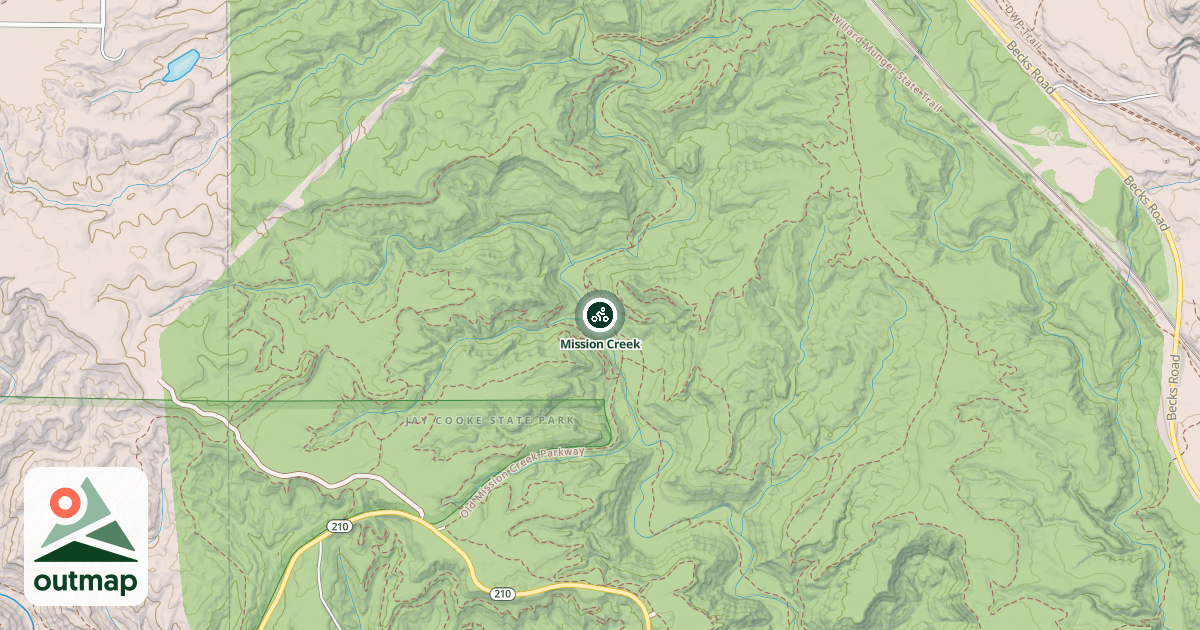 Map of Mission Creek