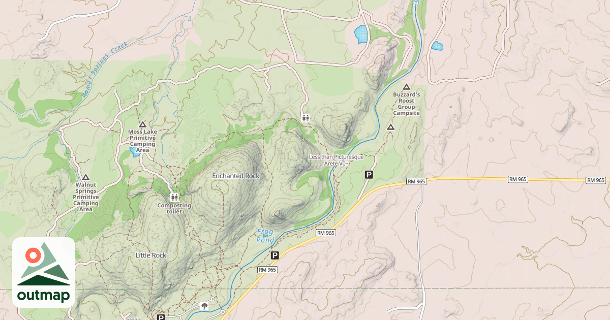 Map of Less than Picturesque Arete