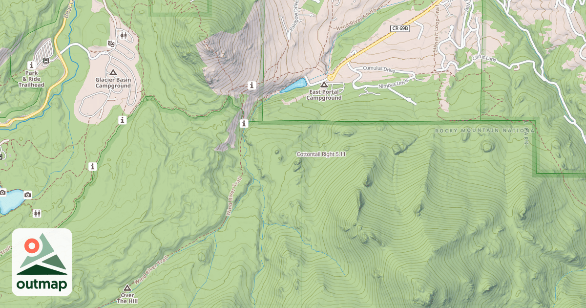 Map of Cottontail Right