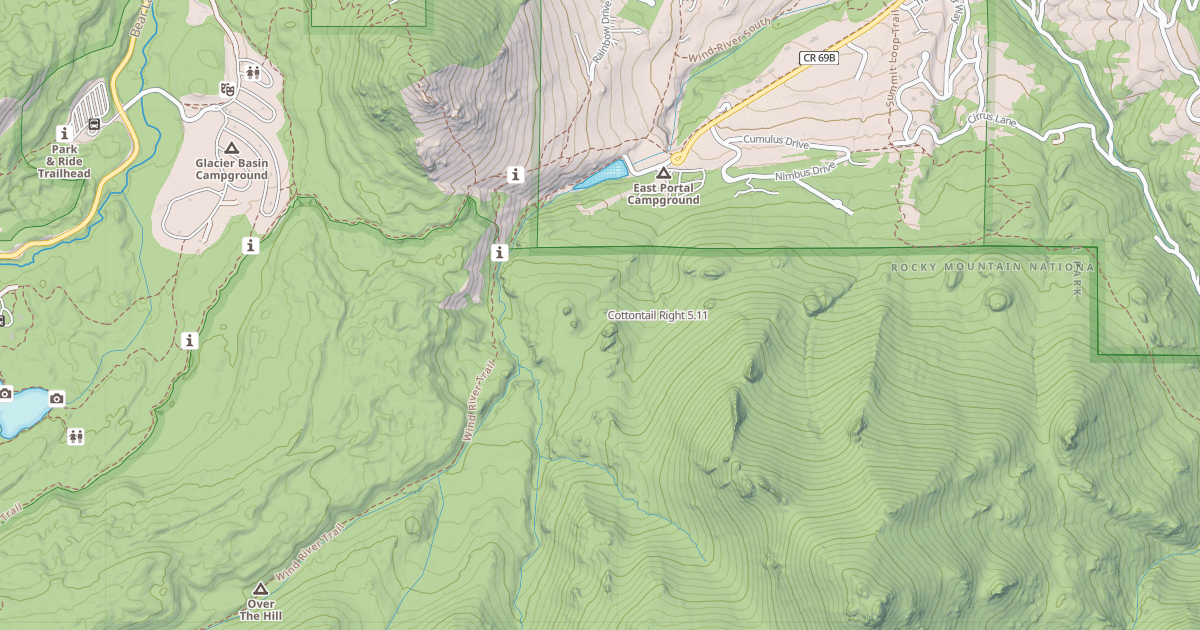 Map preview of Cottontail Right