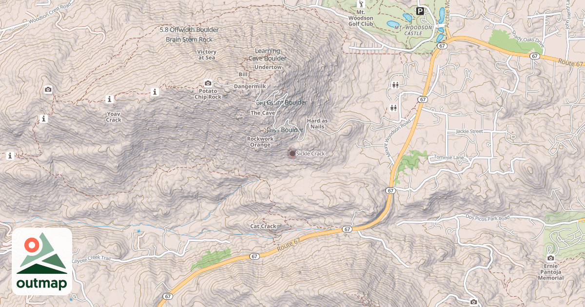 Map of Sickle Crack