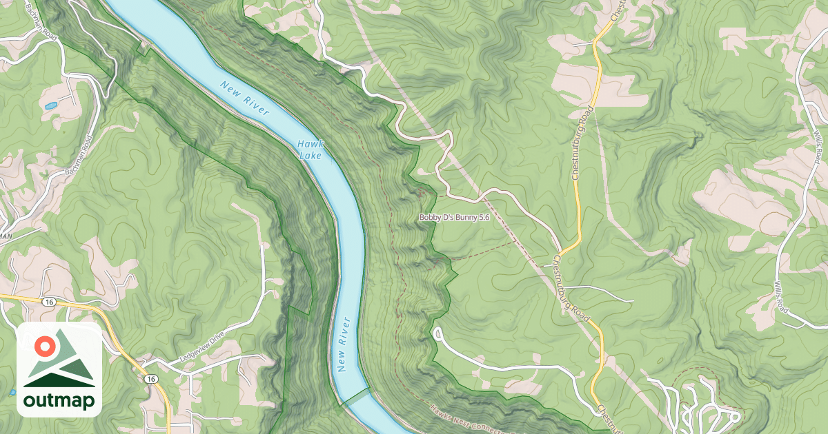 Map of Bobby D's Bunny
