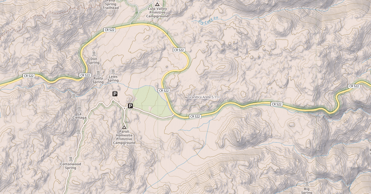 Map preview of Granitica Arete