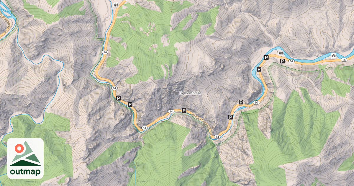 Map of Bighorns