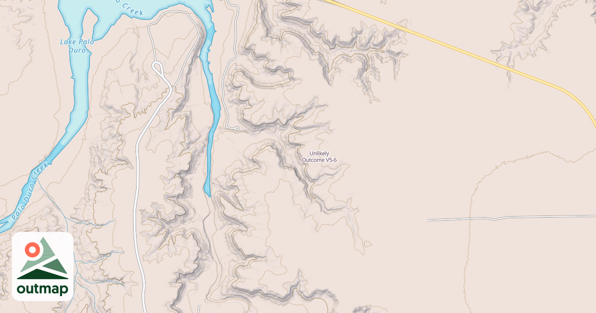 Map of Unlikely Outcome
