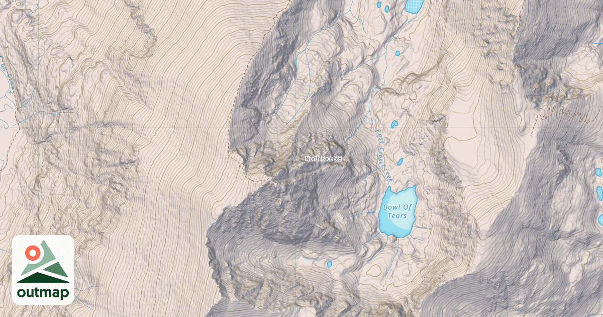 Map of North Face