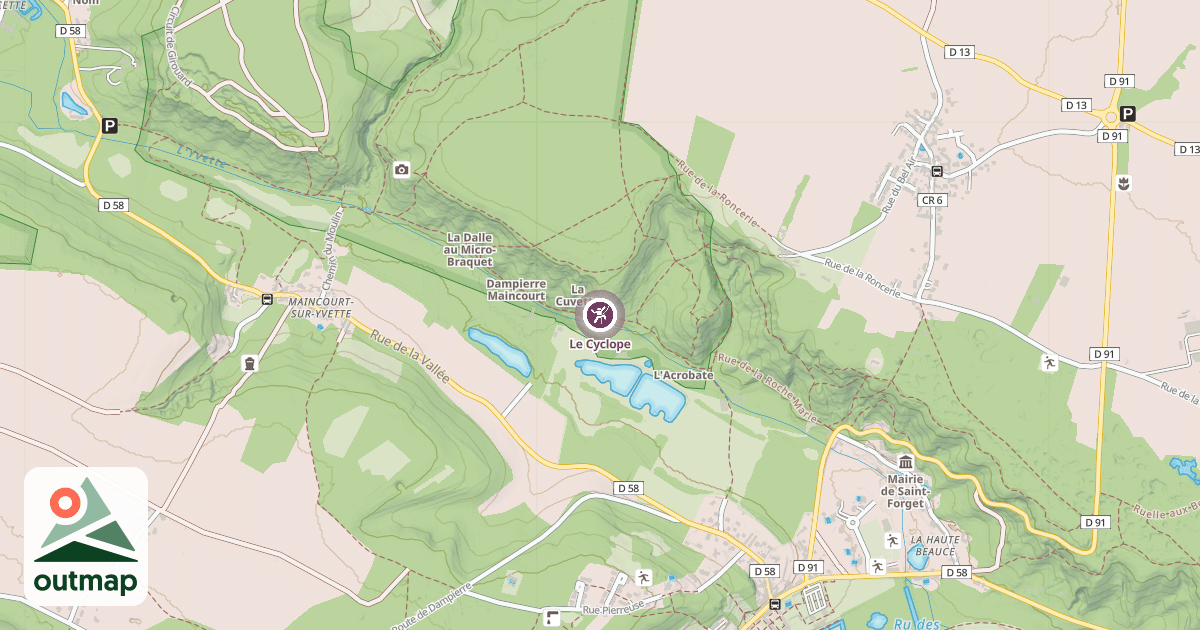 Map of Le Cyclope