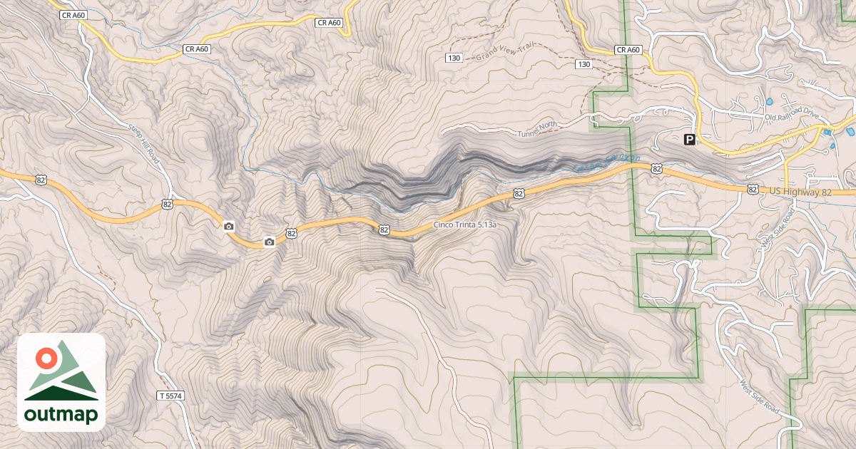 Map of Cinco Trinta