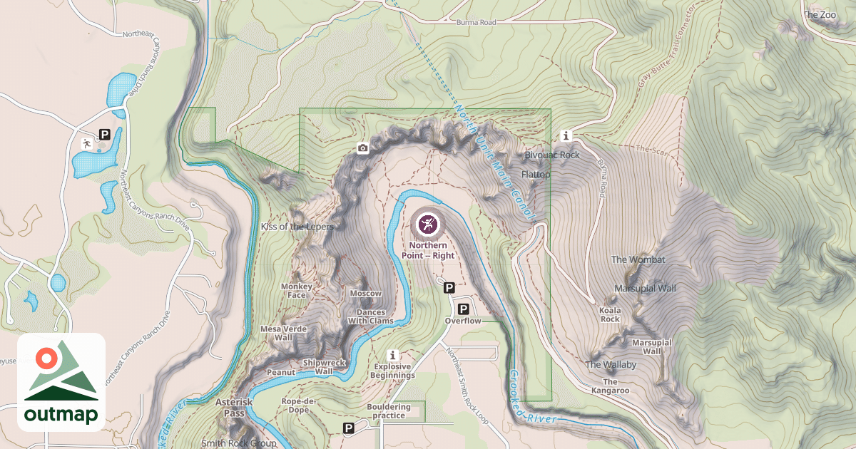 Map of Northern Point -- Right
