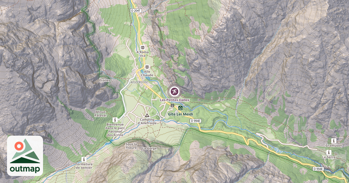 Map of Les Petites Dalles