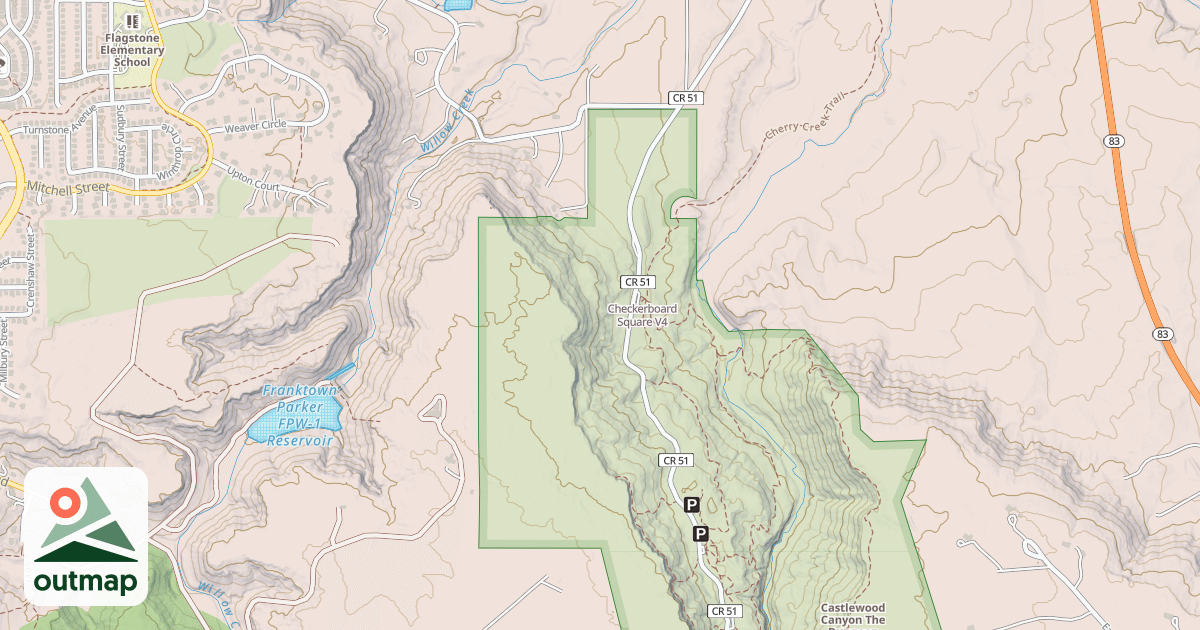 Map of Checkerboard Square