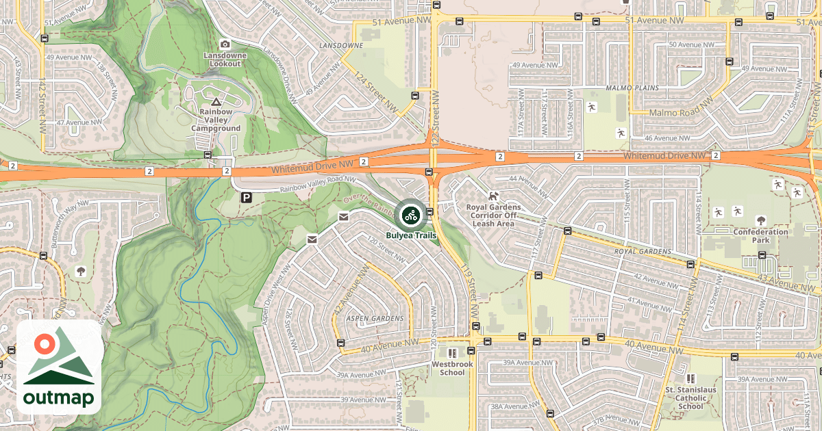Map of Bulyea Trails