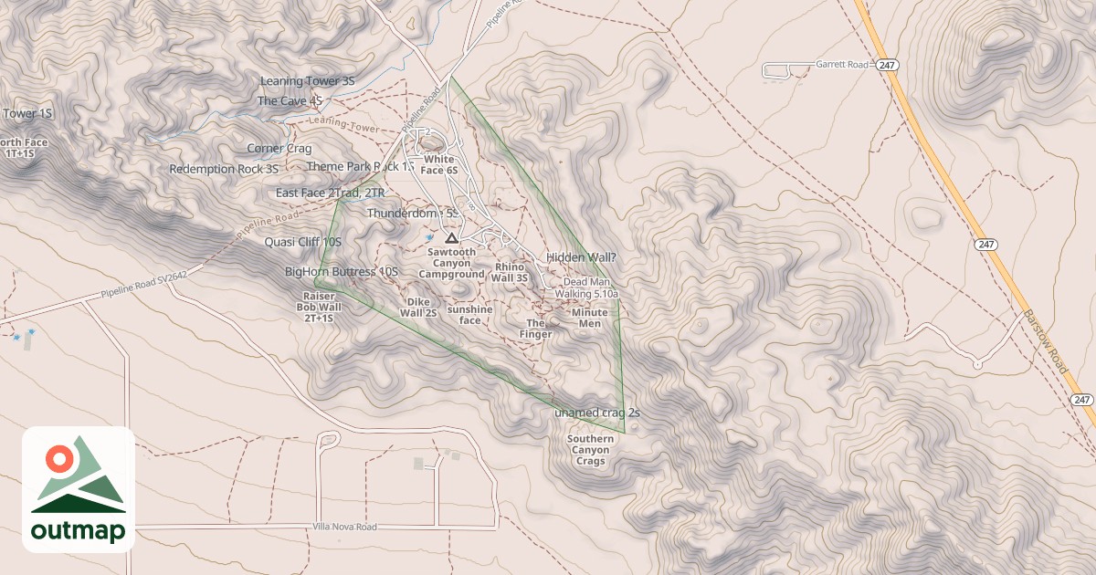 Map of Dead Man Walking