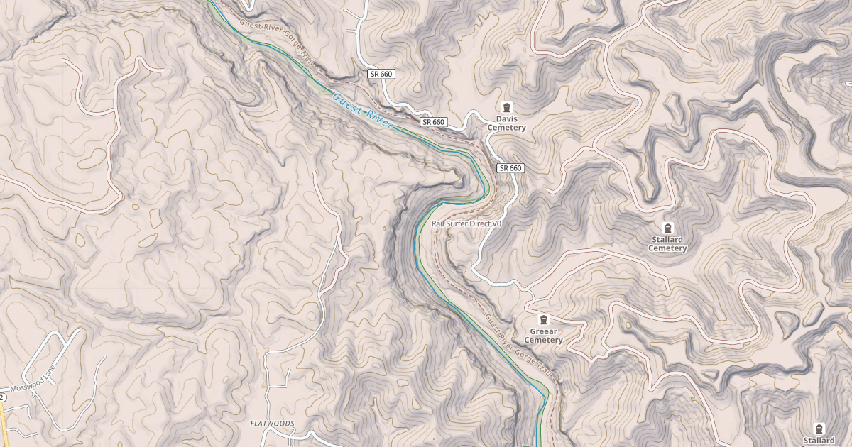 Map preview of Rail Surfer Direct