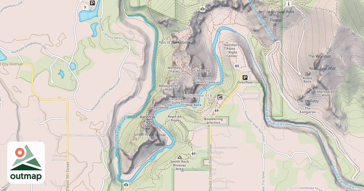 Map of Lucky Pigeon