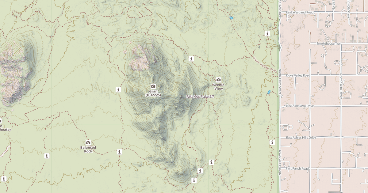 Map preview of Fake Out Flake