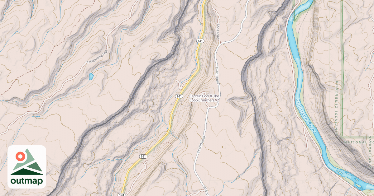 Map of Captain Cool & The Cobb Crunchers