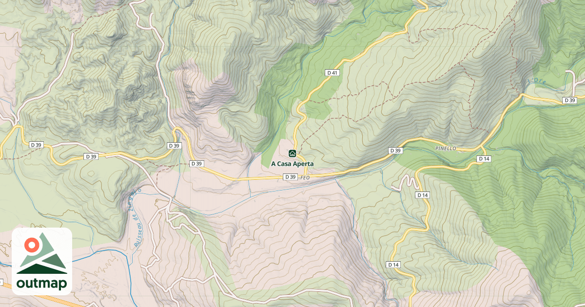 Map of A Casa Aperta