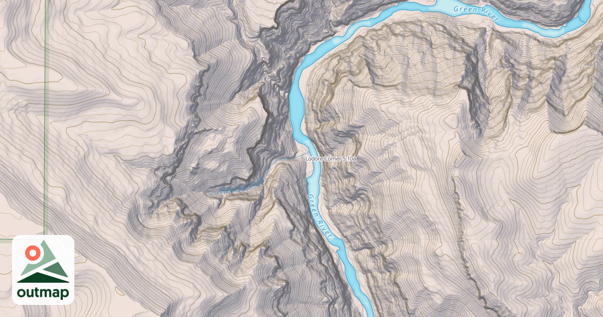 Map of Lodore Corner