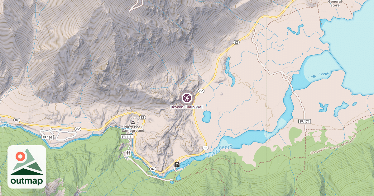 Map of Broken Chain Wall